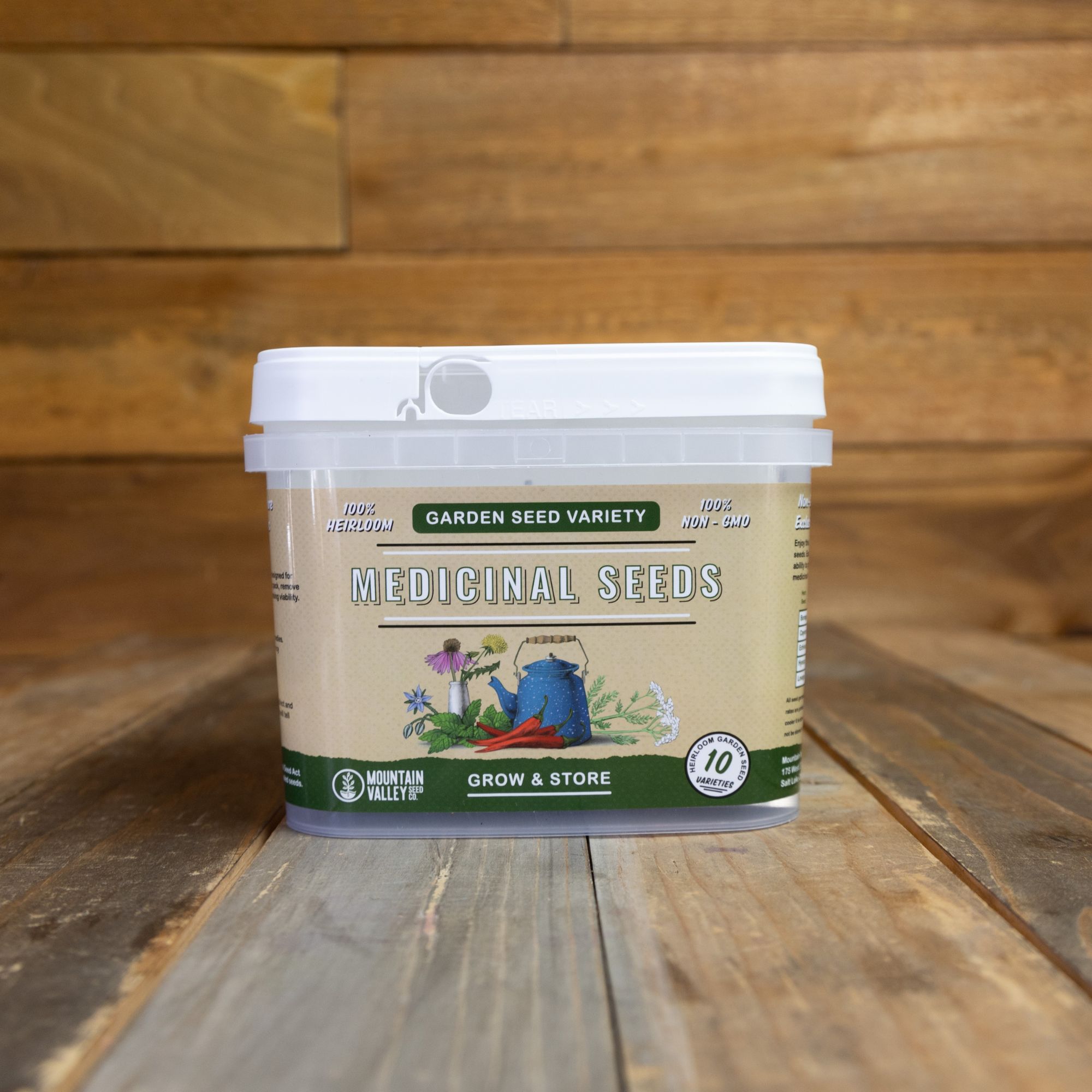 Seeds: Survival Storage Medicinal Herb Garden-Non-GMO Emergency Vault - Emergency Supply, Bug Out, Long Term Prepper Storage